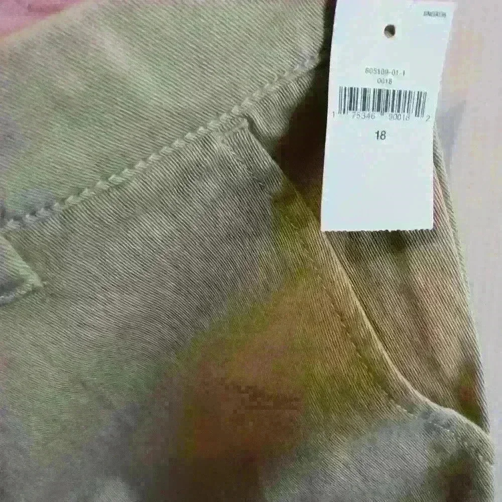 Gap kids size 18 regular khaki pants with pink waistband new w tags size 18